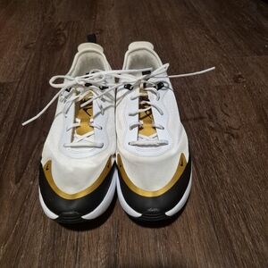 Nike Air Max Dia White Black Metallic Gold shoes in size 8.5 Womens